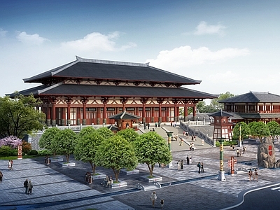 中式汉唐古建筑设计